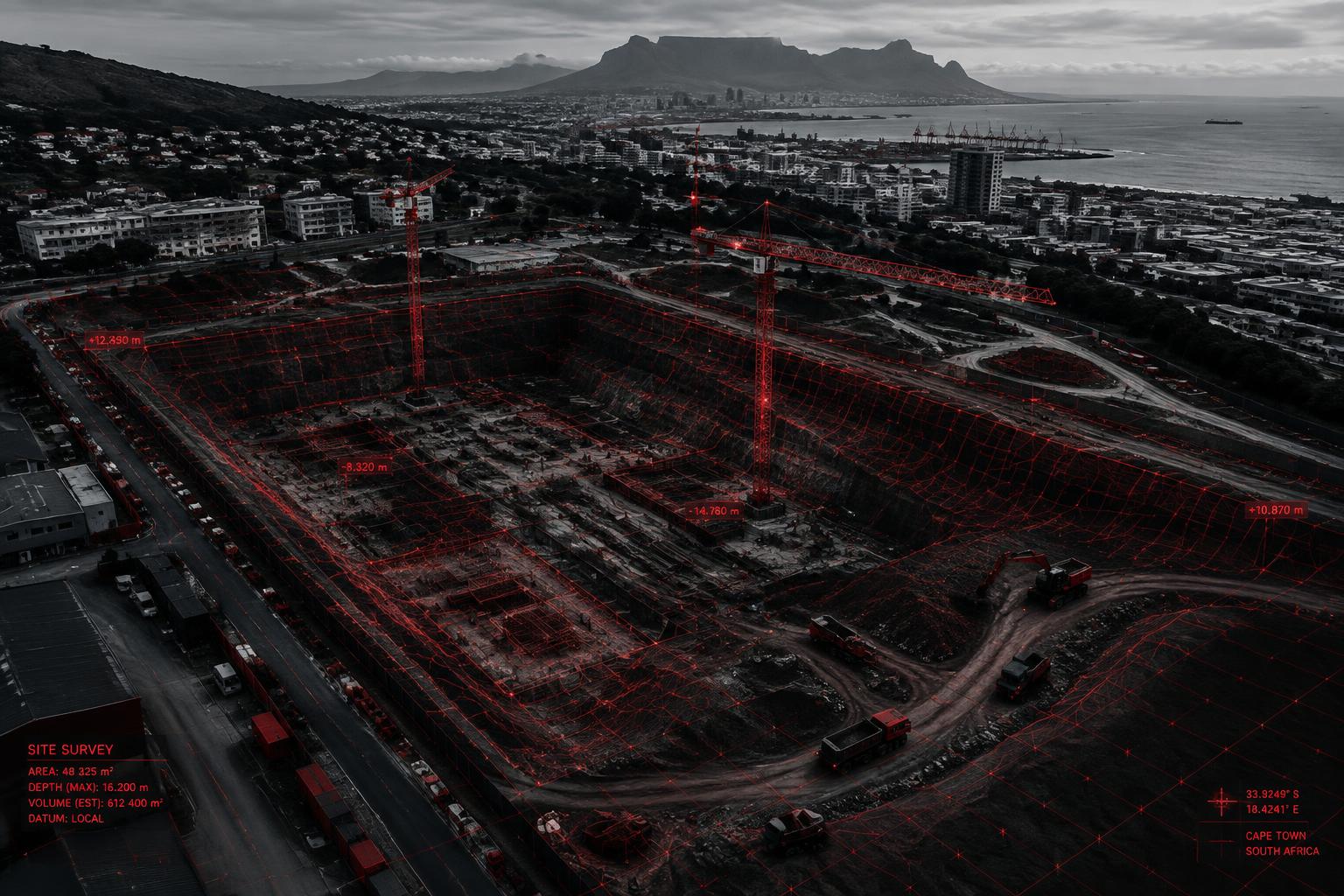 Construction geospatial mapping environment